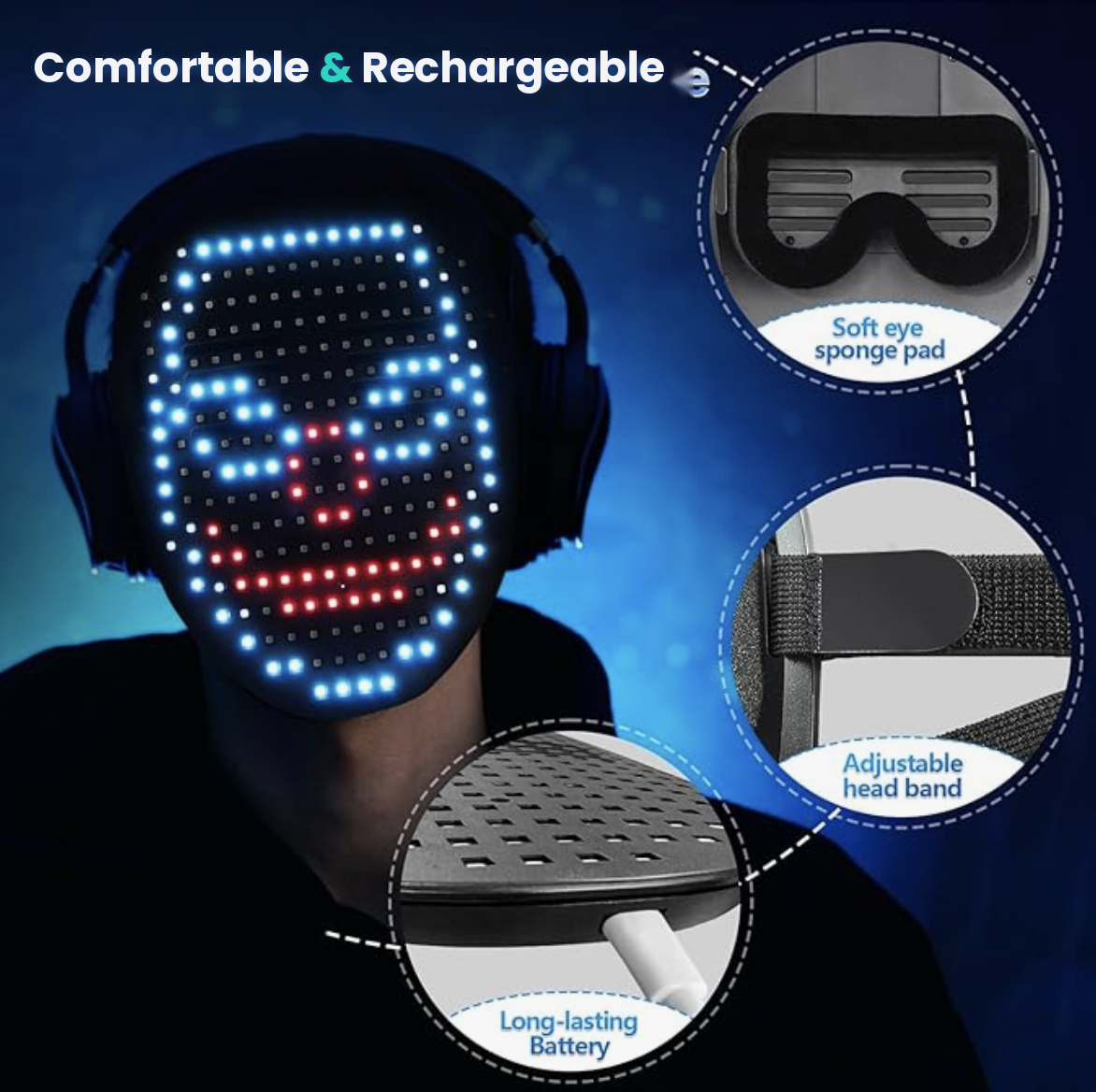 PixFace - Custom Led Face Mask